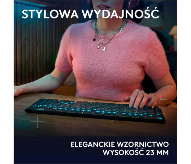 LOGITECH G915 X Lightspeed Tactile czarny 920-012676 - 1276174 - zdjęcie 8